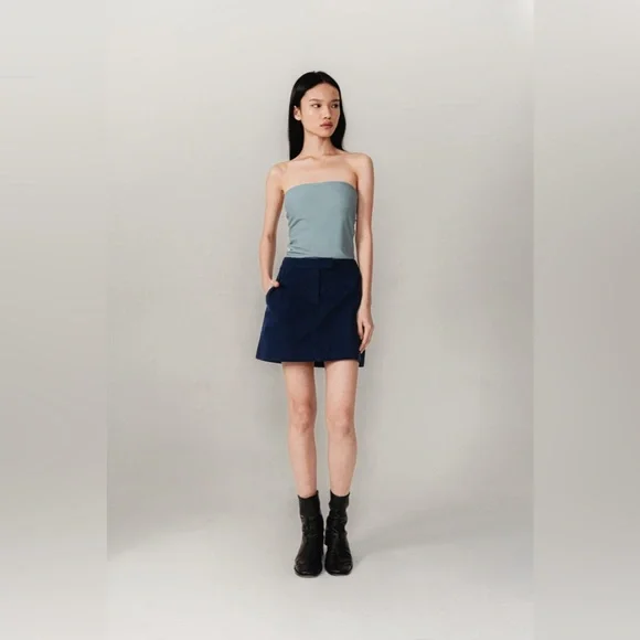 Rotouche Carrie Designer Purple & Grey Reversible Tube Top in Cosmic - Picture 7 of 9